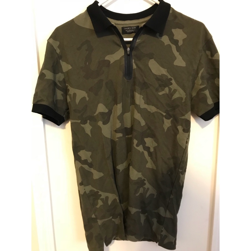 Zara Camo Polo
